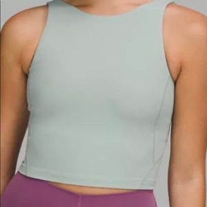 FINAL PRICE: NWT Lululemon Align™ High-Neck Tank Top. Silver blue. Size 4.